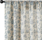 jinchan Linen Floral Curtains for Living Room - Image 9