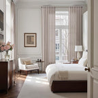 Brownish Grey Linen Curtains for Living Room Extra Long 126 Inches Long Back - Image 7
