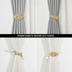 NICEEC 4 Pack Mini Magnetic Curtain Tiebacks Nordic Simple Style Drape Tie - Image 5