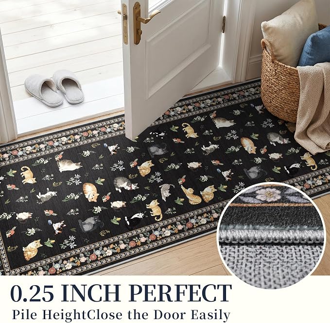 3x7 Washable Kitchen Runner Rug - Image 4