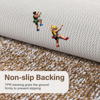 36x24 Large Bathroom Rugs Washable Non Slip, Coffee Bath Mat - Image 5