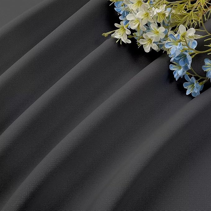 Joydeco Blackout Curtains 95 Inch Length 2 Panels Set, Thermal Insulated Grey - Image 9