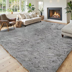 Rugs for Living Room 6x9, Alfombras para Salas Shag Large Plush Soft Area Rug - Image 2