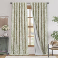 jinchan Blackout Floral Curtains by JINCHAN