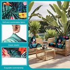 14Pcs Stretch Patio Cushion Covers, Outdoor Couch Covers Replacement, Outdoor - Image 3