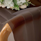 OWENIE Sheer Curtains 72 Inches Long 2 Panels Set, Light Filtering Sheer - Image 4