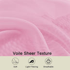Kitchen Curtains 24 Inch Length Tier 2 Pieces, Cafe Bathroom Basement Rod - Image 3