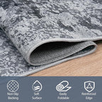 6x9 Area Rugs for Living Room Rug Washable: Abstract Rug for Dining Room - Image 4