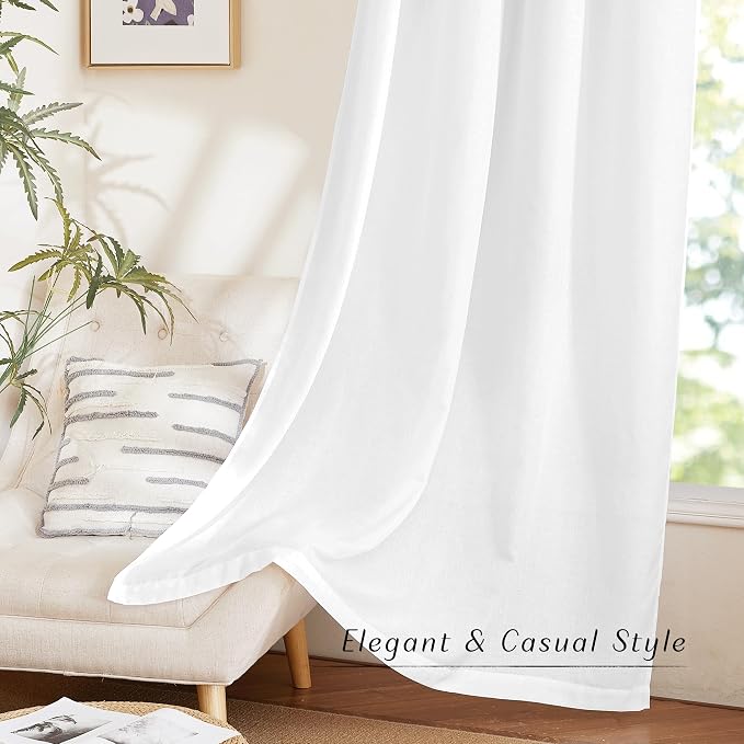 NICETOWN Linen 78 inch Curtains - Image 6