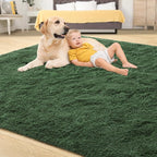 Tepook Soft Fluffy Rugs for Bedroom, 4x6 Area Rug for Living Room, Modern - Image 4