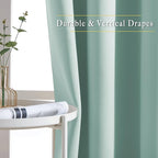 NICETOWN Seafoam Green Curtains 2 Panels 84 inches Long - Image 5
