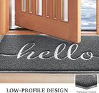 BeneathYourFeet Door Mat, Welcome Mat Low Profile Front Doormat Non Slip Mats - Image 4