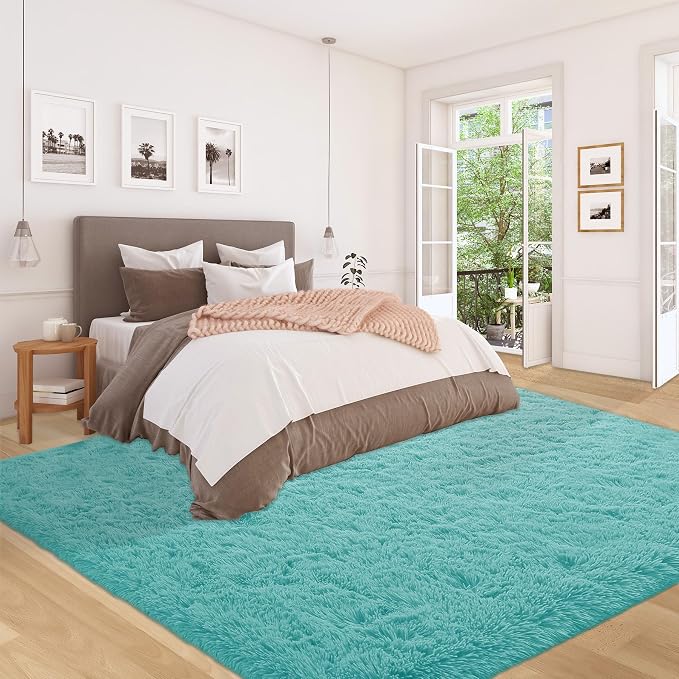 5x8 Area Rug for Living Room: Fluffy Shag Soft Washable Rugs Fuzzy Plush Indoor - Image 7