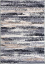 Lansny Modern Abstract 8x10 Large Machine Washable Living Room Rug Non-Slip - Image 9