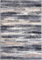 Lansny Modern Abstract 9x12 Large Machine Washable Living Room Rug Non-Slip - Image 9