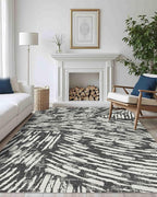 Latte&Fog 8x10 Area Rugs for Living Room, Large Modern Abstract Washable Rug by LatteFog