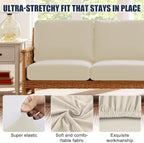 Patio Stretch Cushion Covers, Chair Cushion Covers& Sofa Replacement Slipcovers - Image 3