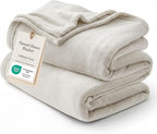 Bedsure Fleece Blanket Twin Blanket Linen by BEDSURE