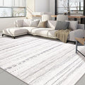 Nakagishi 8x10 Area Rugs Living Room: Washable Boho Large Neutral Soft by NakagishiAreaRug