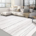 Nakagishi 9x13 Area Rugs Living Room: Washable Boho Large Neutral Soft by NakagishiAreaRug