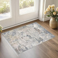 UERMEI 2x3 Entryway Area Rug: Washable Neutral Modern Abstract Small Rug by UERMEI