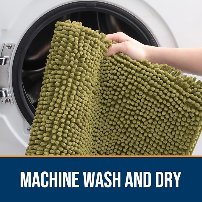 OLANLY Dog Door Mat for Muddy Paws 70x24, Absorbs Moisture and Dirt, Absorbent - Image 5