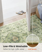 AMADA HOMEFURNISHING 9x12 Area Rug, Washable Low-Profile Large Area Rug - Image 6