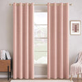 MIULEE 100% Blackout Linen Curtains by MIULEE