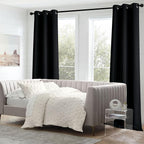 NICETOWN Black Out Curtains 63 inches Long, Grommet Blackout Window Treatment - Image 8