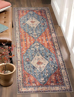 SERISSA Boho Washable Runner Rug, 2x5 Rug Non-Slip Tribal Hallway Kitchen - Image 5