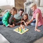 Shag Area Rugs for Bedroom Living Room, 8X10 Ultra Soft Fluffy Area Rugs for - Image 2