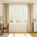 YaFex 2 Pack Heavy Duty Curtain Rods 32-120 Inch, 1 Inch Adjustable Gold - Image 9