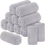 Buryeah 12 Pcs Flannel Throw Blanket Bulk 50 x 60 in Sleepover Blanket Outdoor by Buryeah