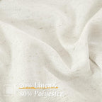 LAMIT Faux Linen 63 Inch Curtains - Image 2