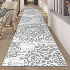 HEBE Hallway Runner Rug 2'x10' Washable Vintage Distressed Area Rugs Non Slip by HEBE