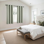 MIULEE Sage Green Blackout Curtains - Image 6