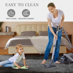 Cozy Shag Area Rug for Living Room, Anti-Skid Rectangular Indoor Floor Carpet - Image 7