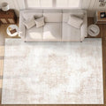 Area Rug 10x14 Vintage Rugs: Large Washable Living Room Rug Retro Medallion by MXSANYOORUG