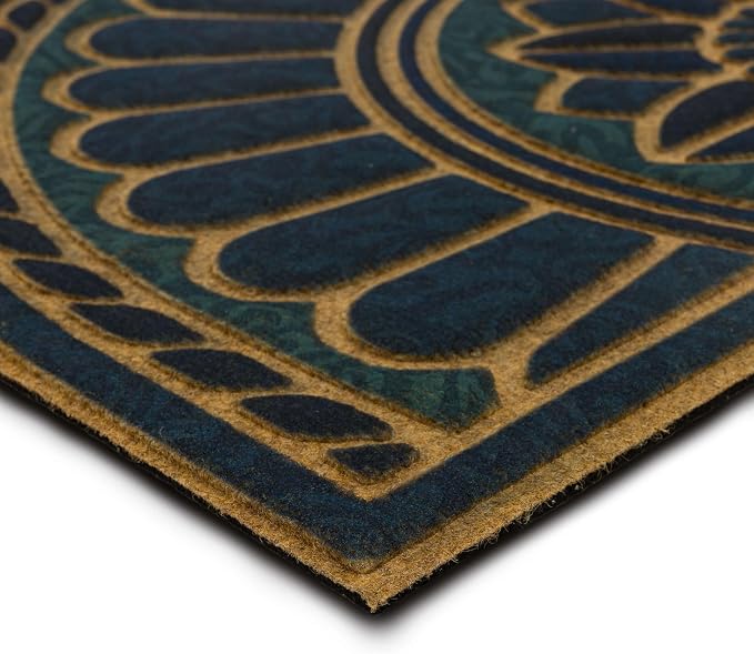 Mohawk Home Swirl Style Casual Ornamental Denim Blue 2' X 3' All Weather - Image 5