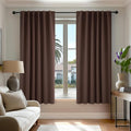 Deconovo Blackout Curtains, Thermal Insulated, W52 x L54 2 Panels, Back Tab by Deconovo