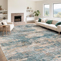 XLUEZ 9x12 Area Rug for Living Room, Washable Modern Abstract Large Area Rug by XLUEZ