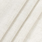 Nanspring Cream Semi Sheer Linen Curtains 76 Inch Length - Image 7