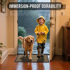 Yimobra Welcome Mat Outdoor Indoor, All-Season Waterproof Front Door Mat - Image 5