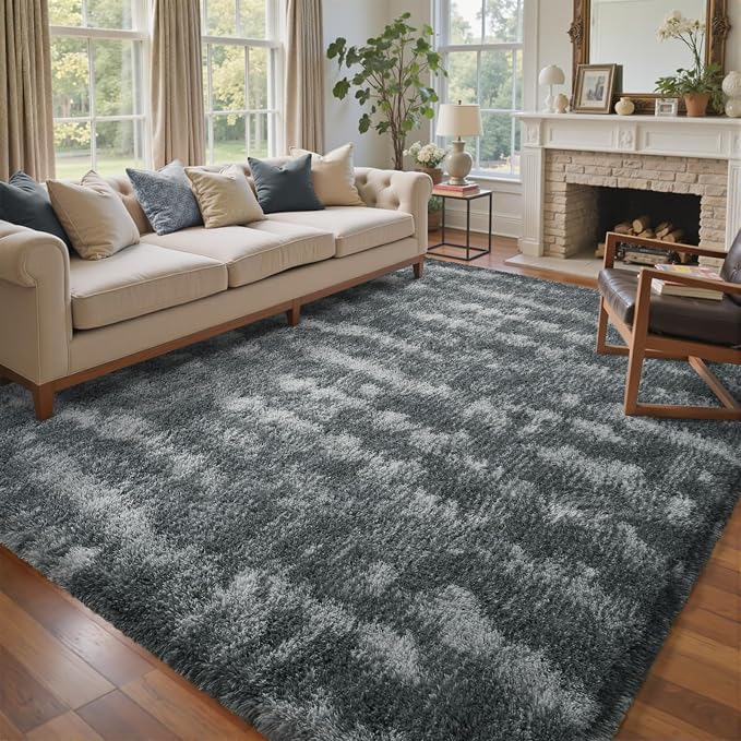 9x12 Ft Extra Large Shag Rugs for Living Room, Ultra Soft Fluffy Furry Area - Image 8