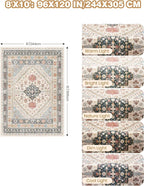 Washable Rugs 8x10 Area Rugs for Living Room, Non-Slip Backing Large Rug for - Image 2