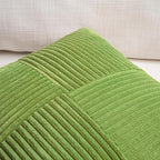 Fancy Homi Set of 2 Lime Green Long Lumbar Decorative Throw Pillow Covers 12x24 - Image 3