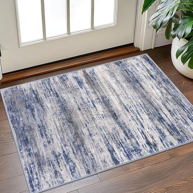 KOZYFLY Modern Abstract Rugs for Entryway 2x3, Washable Kitchen Rug Non-Slip - Image 8