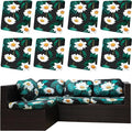 8Pcs Outdoor Cushion Covers, Patio Cushion Covers, Stretch Elastic Slipcovers by dreahoteztil
