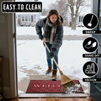 Yimobra Christmas Door Mat Outdoor Indoor 29.5x17, All-Weather Waterproof Front - Image 7