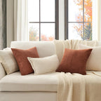 Topfinel Decorative Terracotta Throw Pillow Covers Cushion Cases, Rustic Fall - Image 2